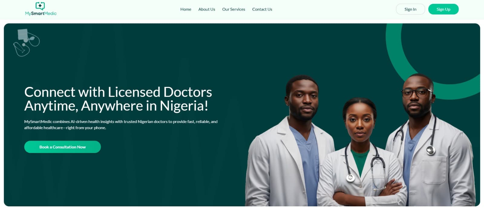 MySmartMedic digital healthcare platform