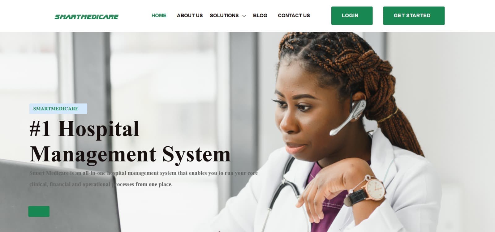 SmartMedicare hospital management system